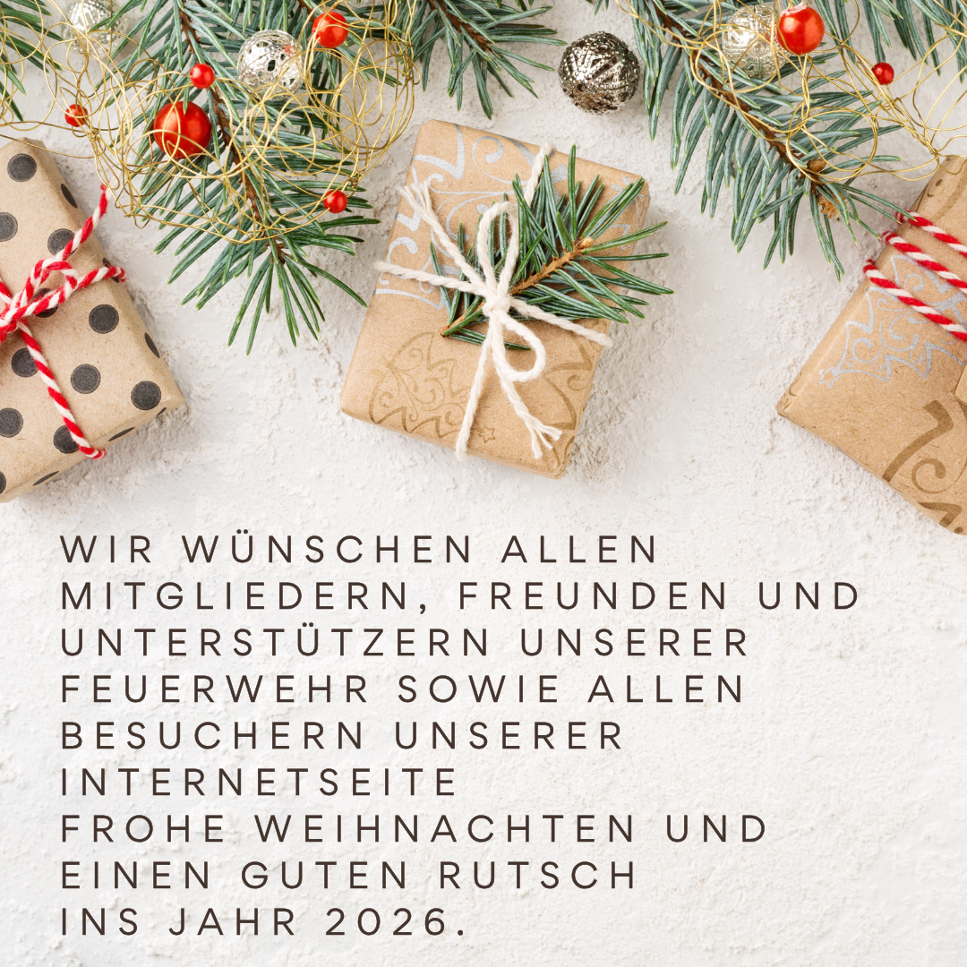 Frohe Weihnachten und einen guten Rutsch ins neue Jahr